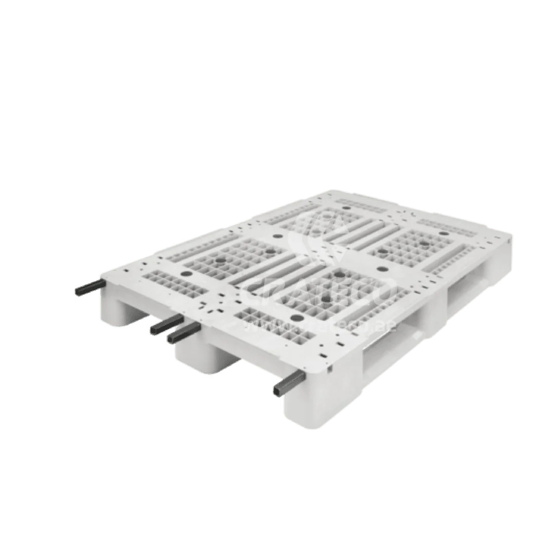 3 RUNNER PALLET WITH 4 STEEL BARS 1212 SERIES