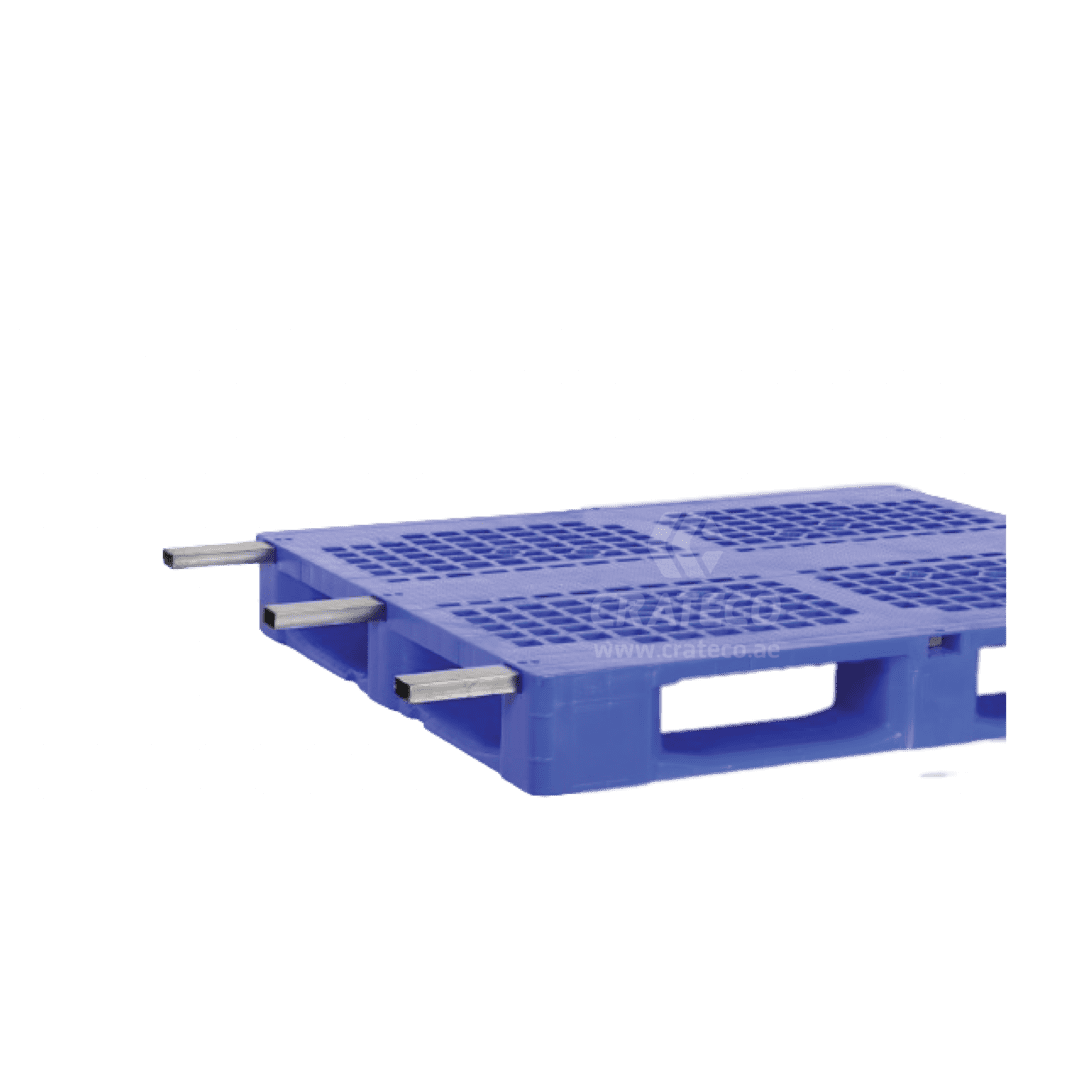 5 RUNNER PALLET WITH 6 KG STEEL BARS